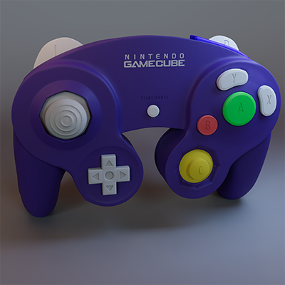 High Poly GameCube Controller